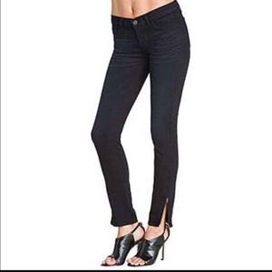 J Brand The Deal Skinny Zippered Ankle Jeans